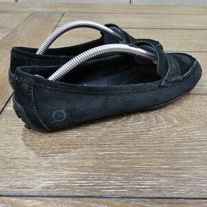 Born Black Suede F16400 Penny Loafer Shoes, Women's Size 6M
